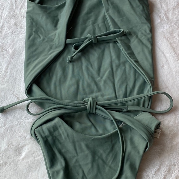 Free People Olive Green One Piece Swimsuit - Picture 10 of 15